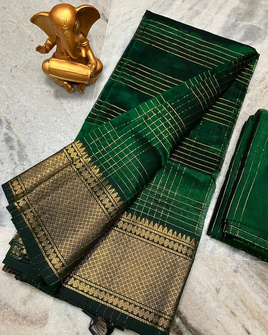 Maheshwari Semi Silk Sarees with Beautiful Weaving Design